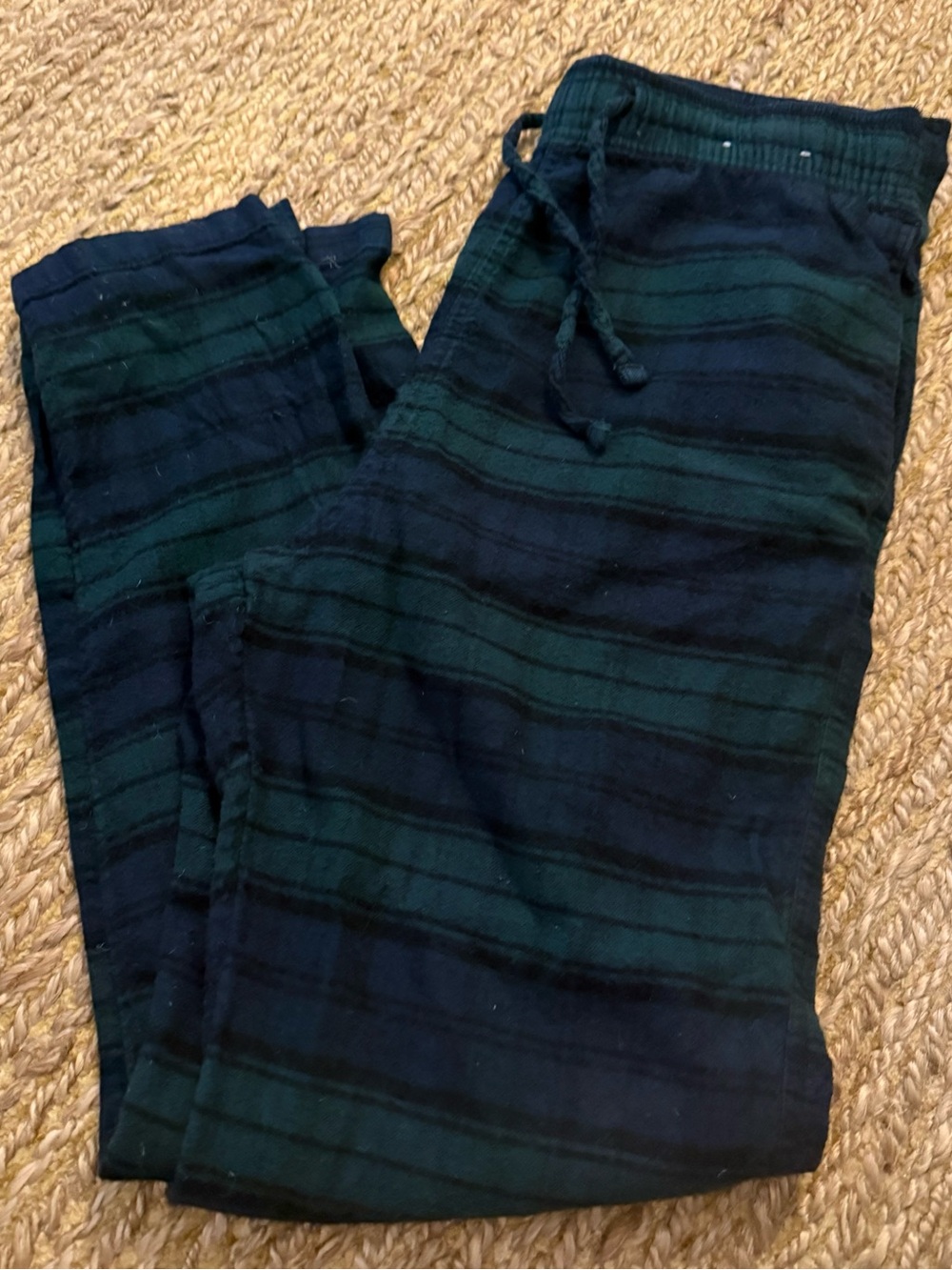 Hollister Men’s Teen Plaid Drawstring Pajama Sleep Pants Size Small